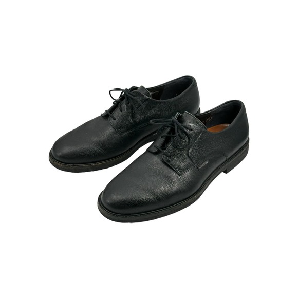 Black Dress Shoes With Shock Absorbing Midsole For Ultimate Comfort